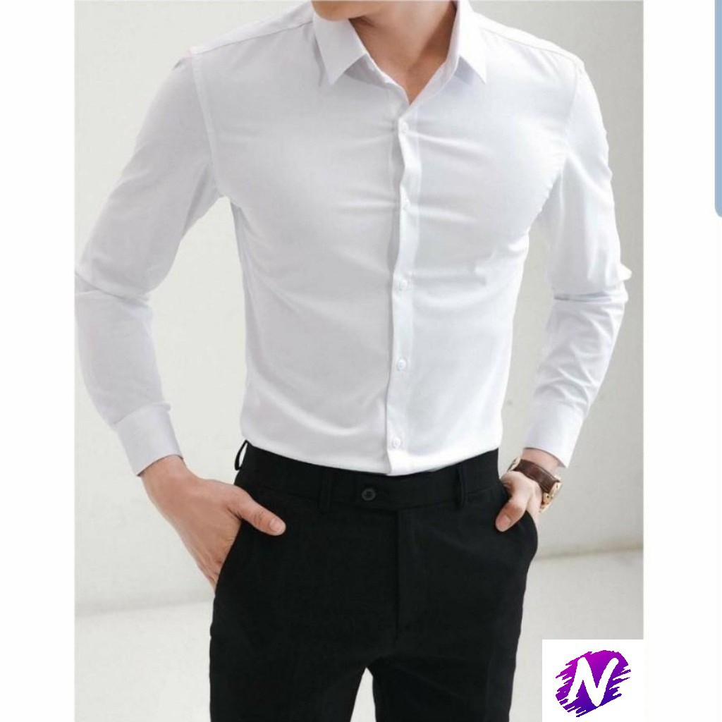 Áo Sơ Mi Công Sở Nam Dài Tay Cao Cấp Thời Trang Thoáng Mát - NEW