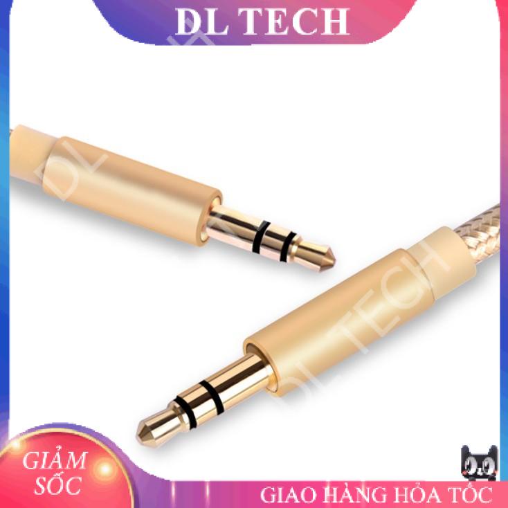 Cáp âm thanh 3.5 to 2 AUX bọc dù DL TECH