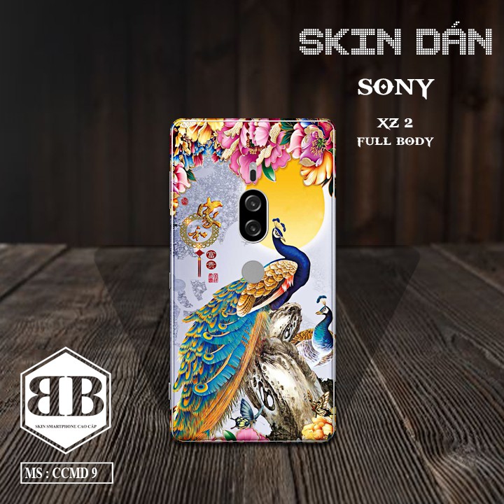 Bộ Skin Dán Sony Xperia XZ2 Premium dán full lưng viền dùng thay ốp lưng điện thoại đẹp lung linh