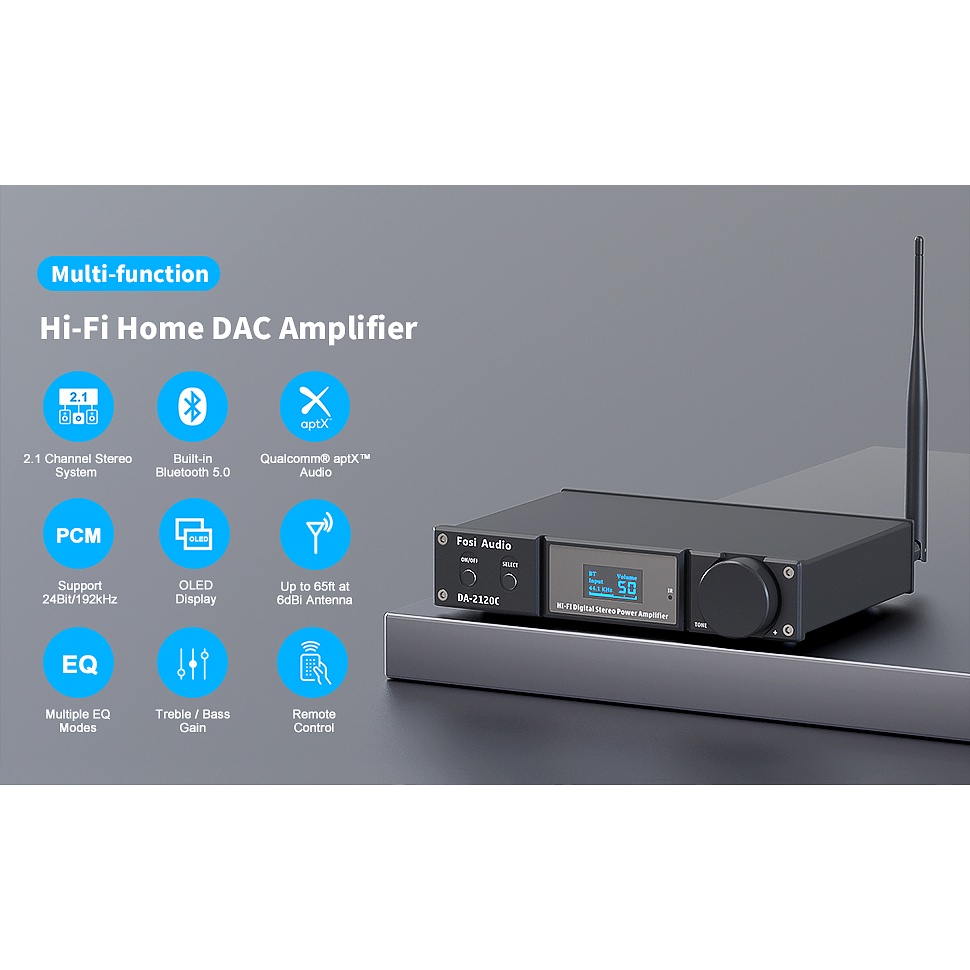 Amly kỹ thuật số suca Audio DA-2120C, âm ly tích hợp DAC giải mã