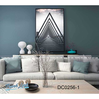 Bộ tranh canvas treo tường trang trí phòng khách phong cách bắc âu dc.ttph0880