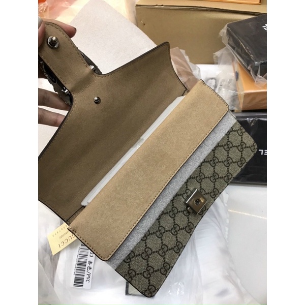 TÚI GC ĐẦU RỒNG DIONYSUS SIZE 25CM DA BÒ