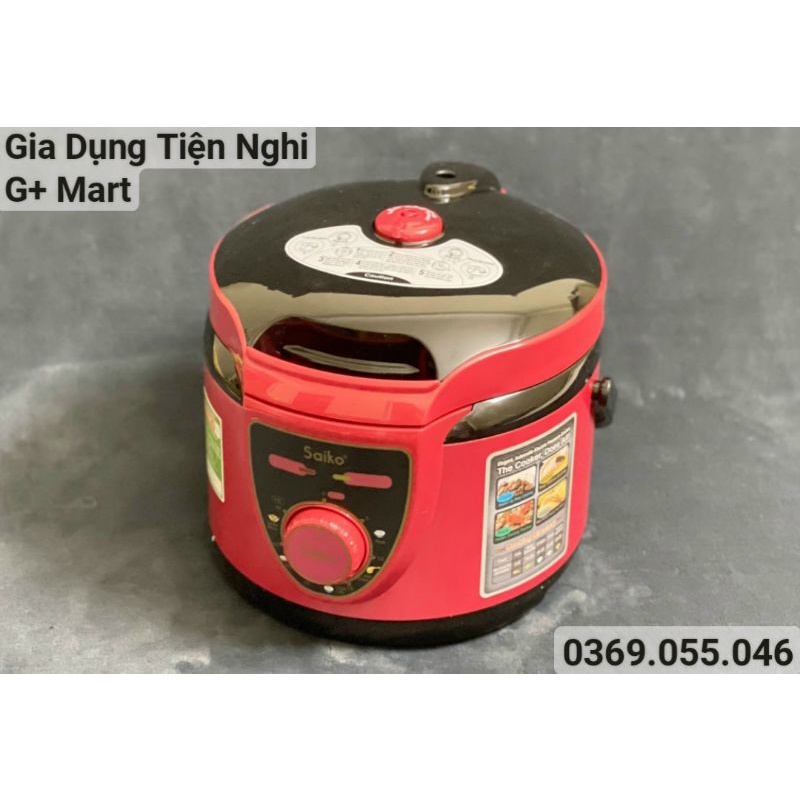 Nồi Áp Suất Điện/ Nồi Hầm Điện Đa Năng SAIKO EPC418 5,0L 900W Bảo hành 18 tháng - Giadungtiennghigmart