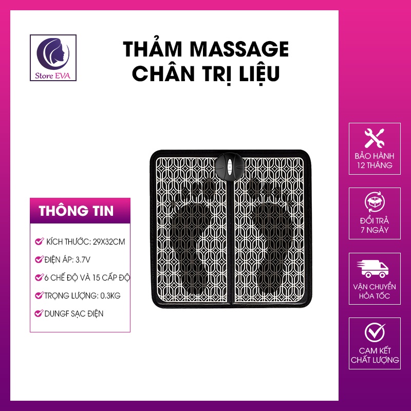 Thảm Massage Chân Massage Bấm Huyệt, Loại Nhỏ Siêu Tiện, Cho Mọi Lứa Tuổi, Thư Giãn Cơ Thể, Bảo Hành [6 Tháng]