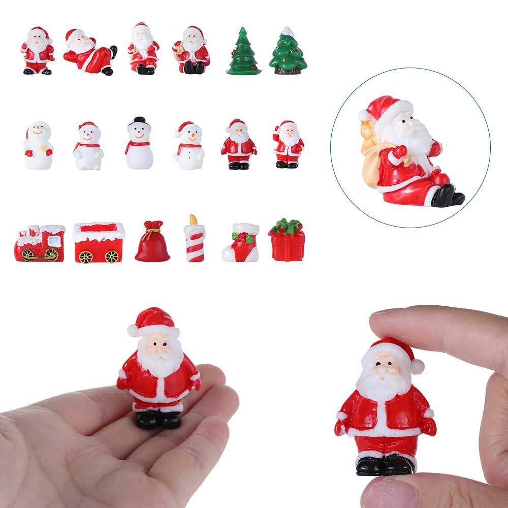 1 Mô Hình Ông Già Noel / Người Tuyết / Cây Thông Trang Trí Giáng Sinh / Năm Mới