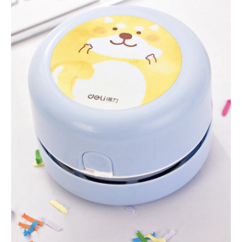 Máy Hút Bụi cầm tay Mini Deli 18883 cho bàn học sinh, laptop, góc học tập, bàn làm việc