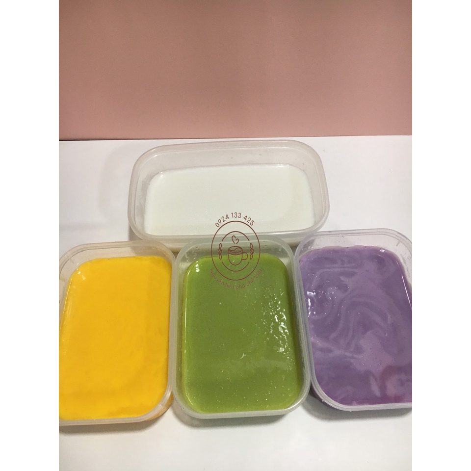 Pudding khoai môn túi 1kg nấu thạch pudding thơm ngon, mềm mịn