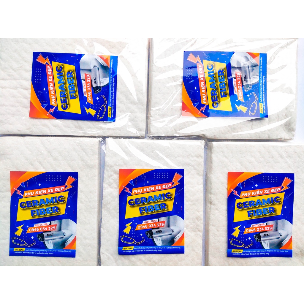 Ceramic Bông nỉ cách nhiệt độ pô xe máy NHẬP KHẨU TỪ MỸ