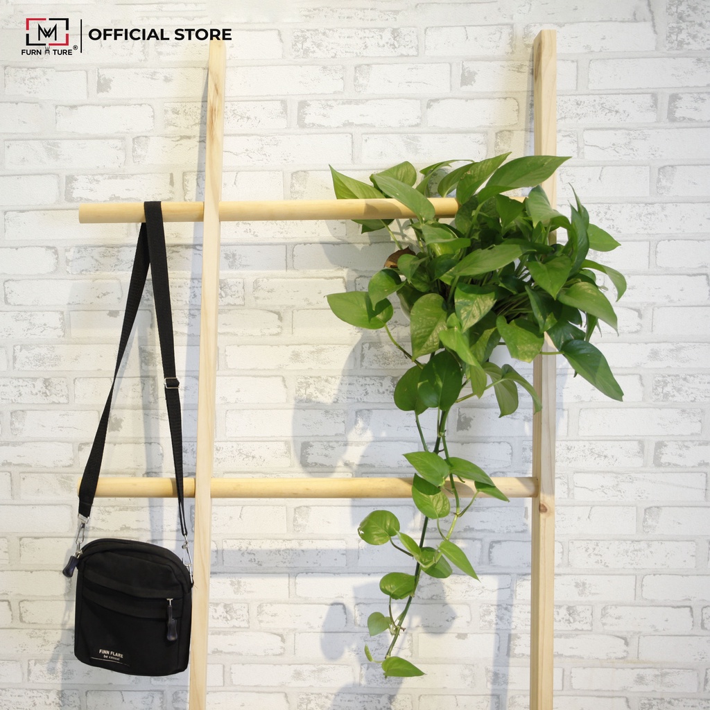 Thang gỗ trang trí phong cách hàn quốc B Towel Ladder - thương hiệu MW FURNITURE - Nội thất trang trí