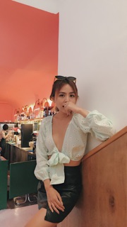 Áo Hoa Cúc thắt nơ - DAISIE CROPTOP