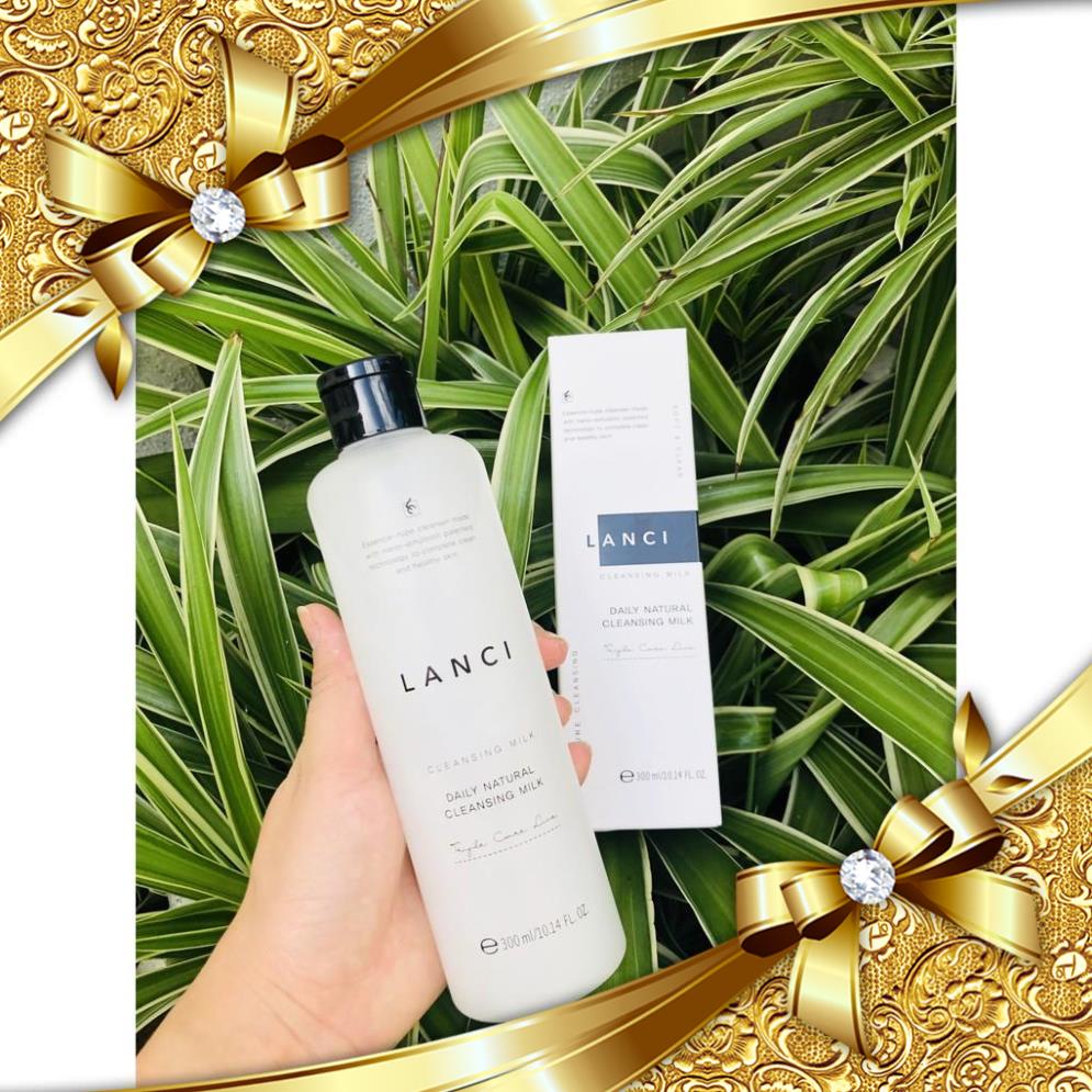 Nước Tẩy Trang Lanci Daily Natural Cleansing 300ml, Sữa Tẩy Trang Lanci Hàn Quốc Mit Beauty Làm Sạch Lớp Trang Điểm