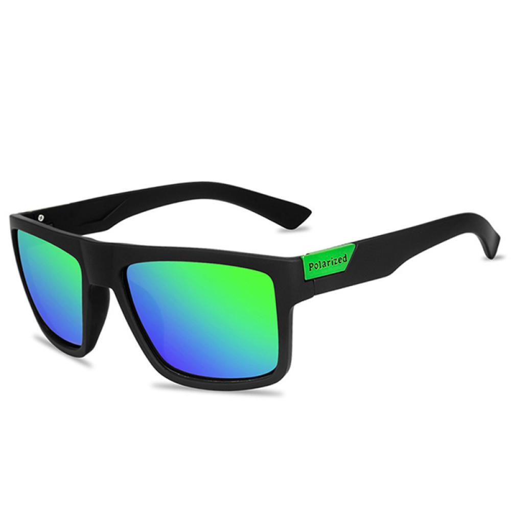 Kính Chống Nắng Phân Cực Mặt Vuông Phong Cách Vintage Thời Trang Cho Nam Và Nữ F1V6