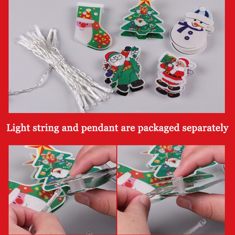 [ 1.2/2.5M LED Christmas Tree Lantern String Decoration for Home Bedroom Xmas Valentines Day Festival Party ]