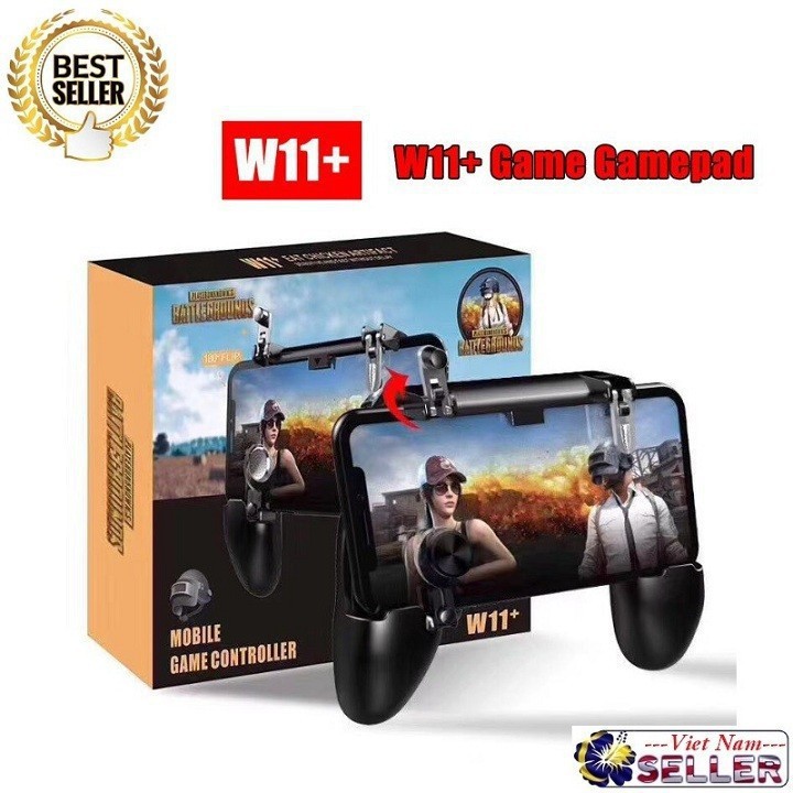 Tay Cầm Chơi Game W11 Hỗ Trợ Game Liên Quân, Pubg, Free Fire Controller Đa Năng Cao Cấp.