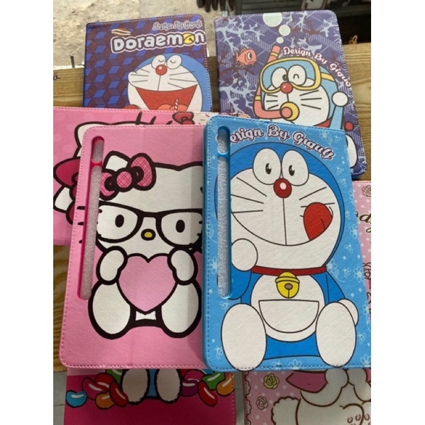 Bao da Samsung Tab A7 , Tab S7  hình Doremon ;kitty