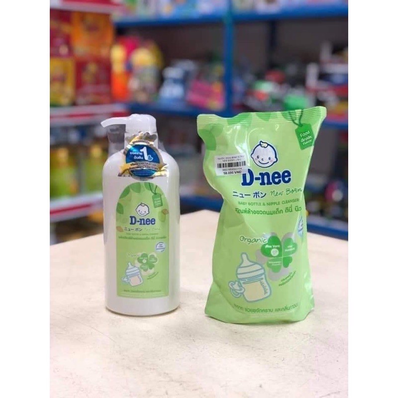 Nước rửa bình sữa Nước rửa bình sữa dnee nước rửa bình sữa Dnee chai 620ml-Nhập khẩu chính hãng Thái Lan date xa