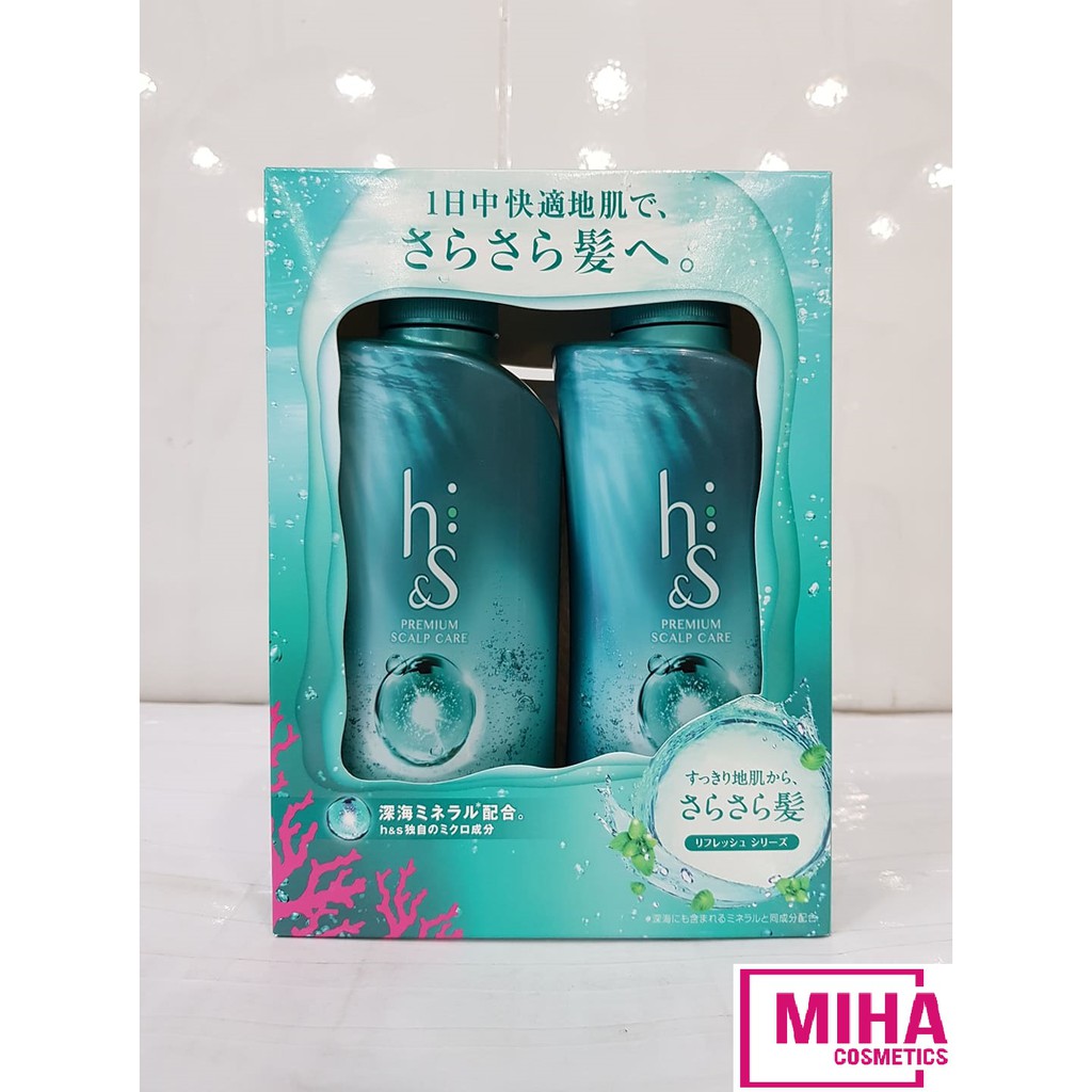 Bộ Dầu Gội Và Dầu Xả HS Premium Scalp Care 370ml Nhật Bản