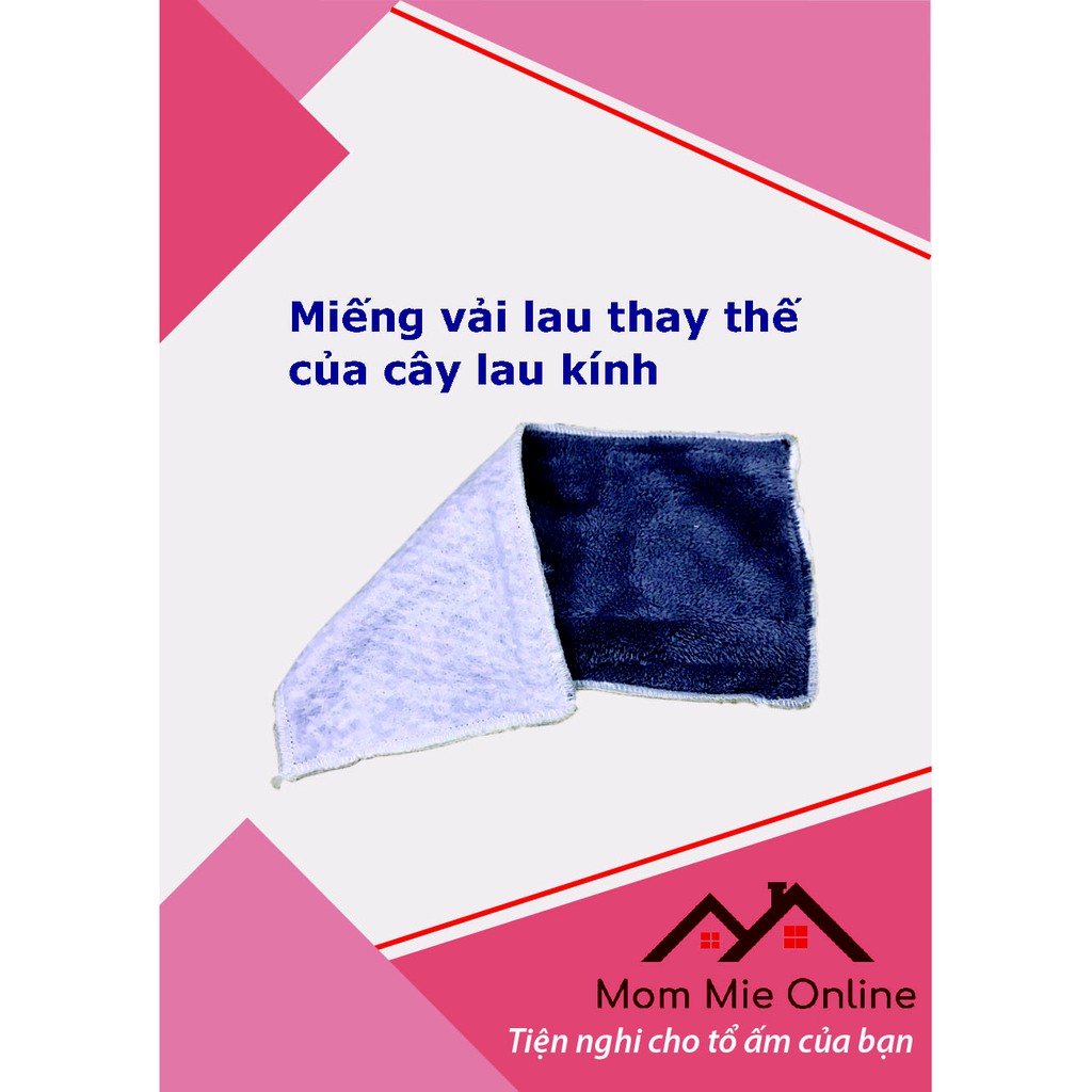 [Hàng cao cấp] Đầu lau thay thế cho cây lau kính đủ loại - phụ kiện cây lau kính - D006