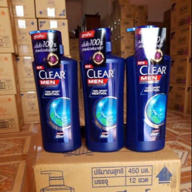 Dầu gội clear men 450ml