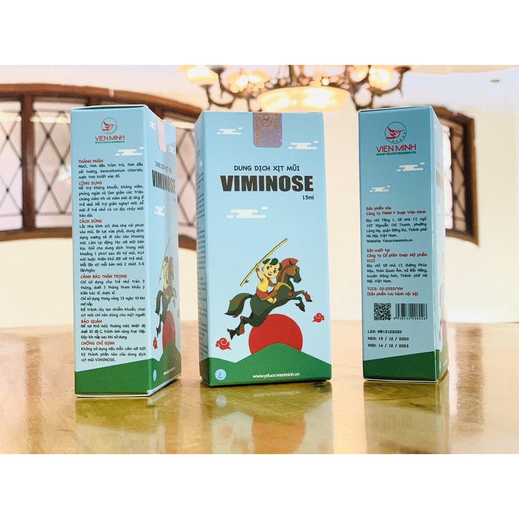 VIMINOSE Dung dịch xịt mũi 15ml