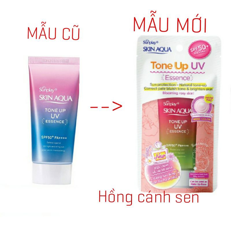 [Mã COSDAY - 50k đơn 250k] Kem chống nắng kiềm dầu nâng tông Sunplay Skin Aqua Tone Up UV Milk 50g