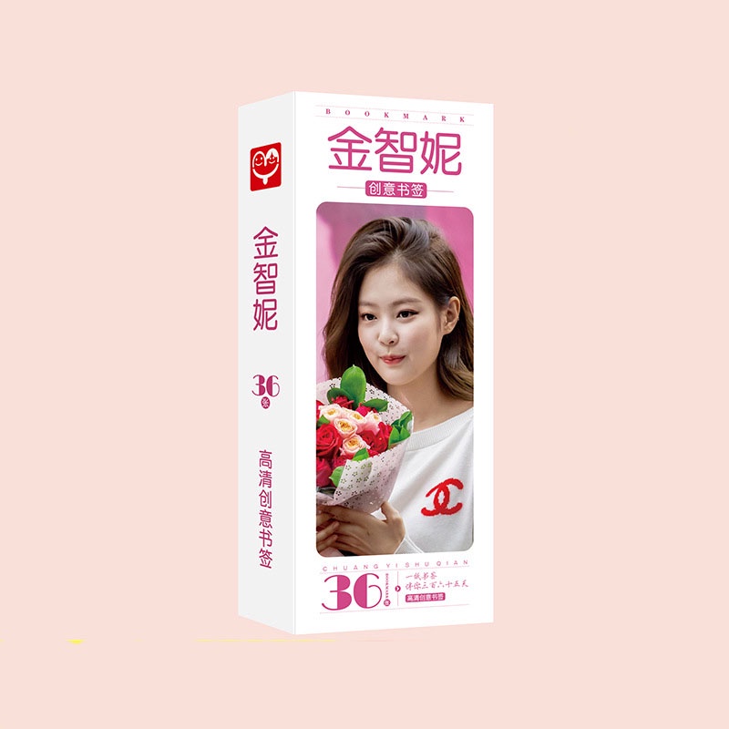 Bộ 36 Thẻ Đánh Dấu Trang Sách Hình BLACKPINK