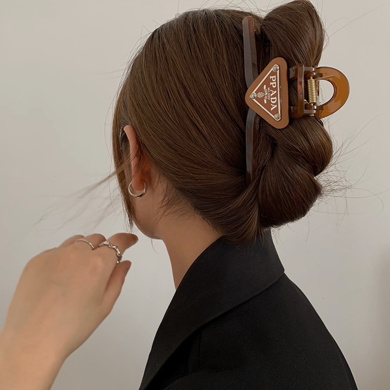 Kẹp Tóc Càng Cua Cỡ Lớn Bằng Nhựa PPADA Phong Cách Hàn Quốc Cho Nữ