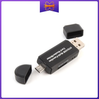 [Ready Stock] XGamer Micro USB OTG to USB 2.0 Adapter, SD / Micro SD Card Reader for Smartphone, PC