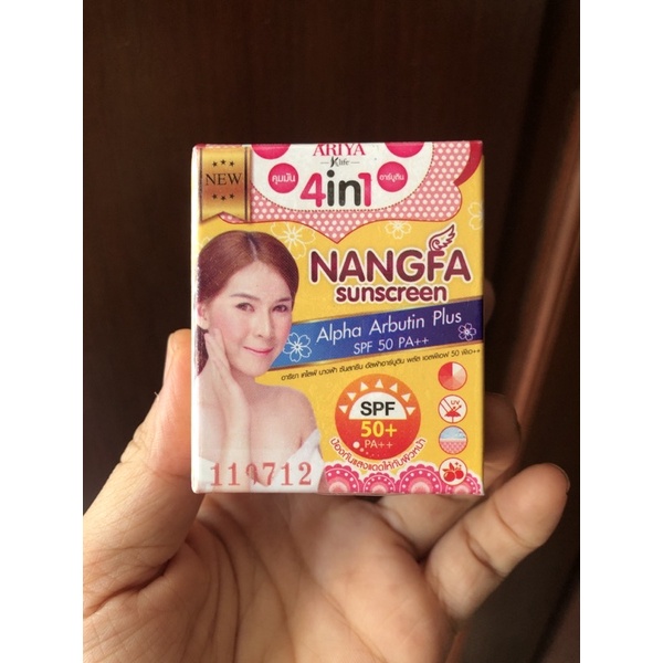 KEM CHỐNG NẮNG Nangfa sunscreen SPF 50pa++ Alpha Arbutin Plus