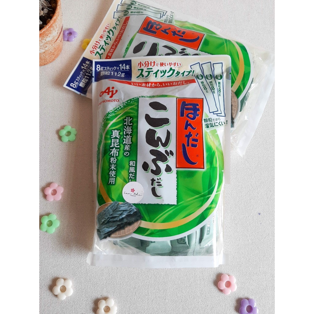 Hạt nêm rong biển Ajinomoto dùng chế biến món ăn cho bé, gói 56gr