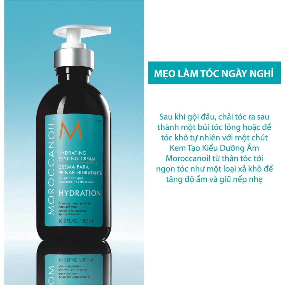 Sample mẫu thử MOROCCANOIL KEM TẠO KIỂU DƯỠNG ẨM MOROCCANOIL HYDRATING STYLING CREAM 300ML