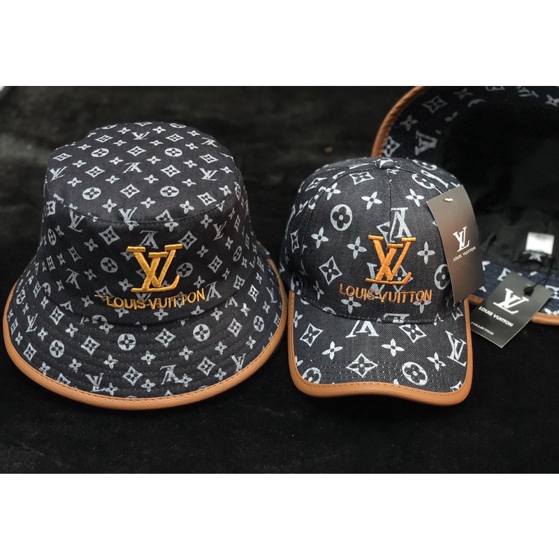 Bộ đôi nón jean in hoạ tiết V L sắc nét ( set có tách lẻ )