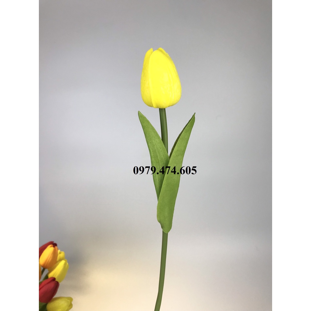 Hoa Tulip - Hoa giả cao cấp. Đồ trang trí nội thất Siêu XINH- Siêu Dễ Thương dành cho không gian của bạn