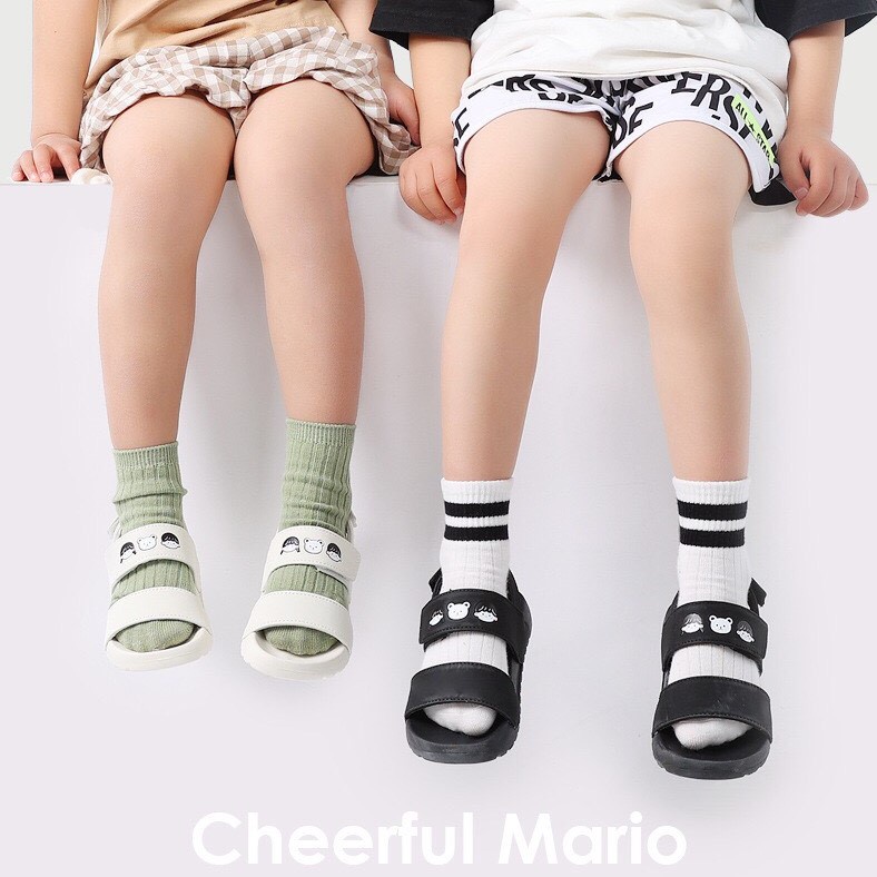 Dép sandal cho bé, Dép quai hậu quai ngang hình Em bé Gấu nhiều màu cực xinh chất eva siêu mềm nhẹ mẫu mới QL1107