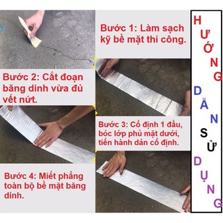 Cuộn dán siêu dính chống thấm nước bản 5cm