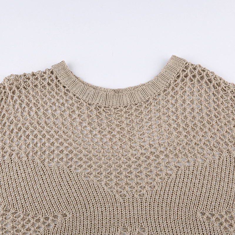 Áo Sweater Dệt Kim Tròng Đầu Dáng Rộng Kiểu Vintage Harajuku Y2k Thời Trang Đường Phố Cho Nữ