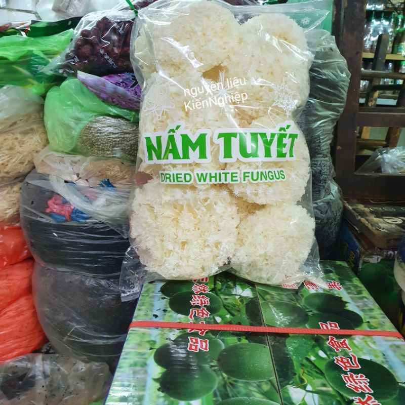  Nấm Tuyết Nhĩ hàng Trắng Đẹp 500gram