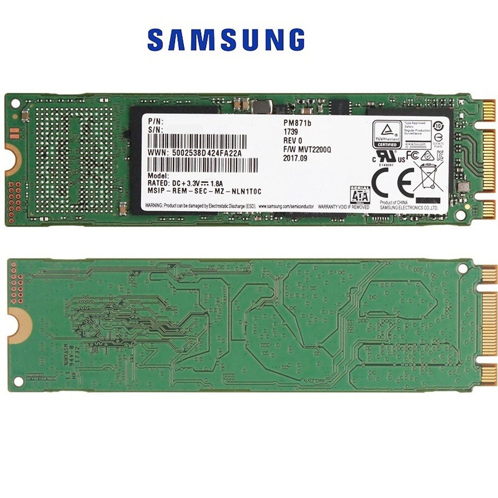 Ổ Cứng SSD SamSung PM871b 3D-NAND M.2 2280 SATA III 128GB MZ-NLN128C