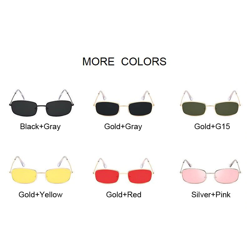 Kính mát gọng chữ nhật thời trang mùa hè cho nam và nữ | BigBuy360 - bigbuy360.vn