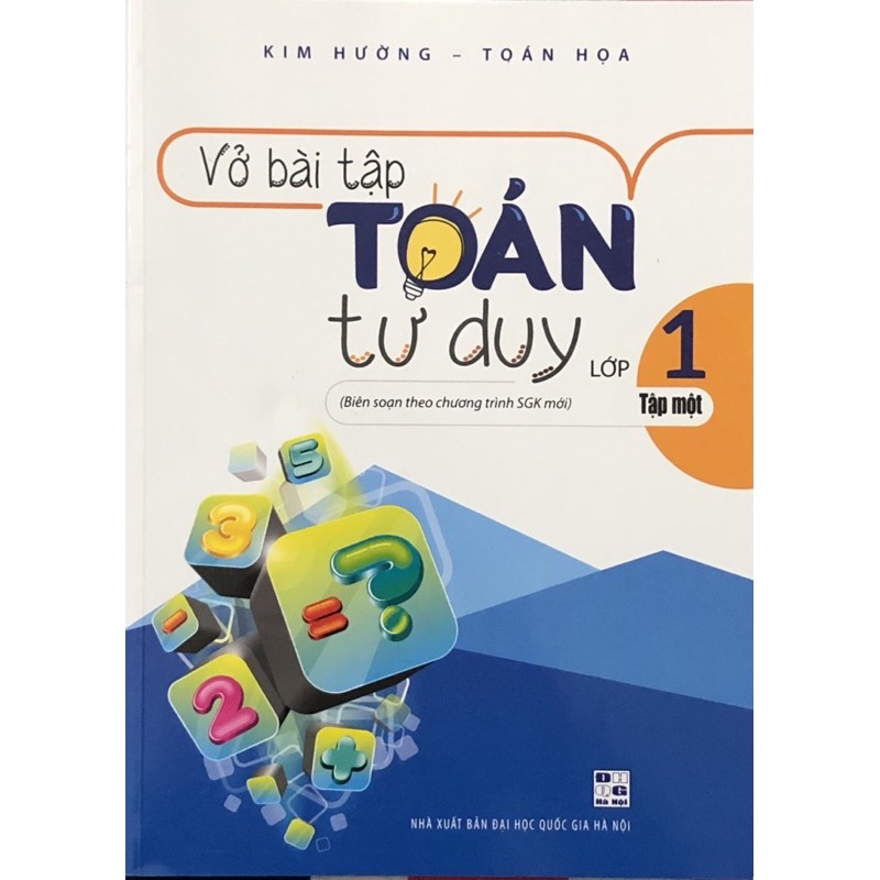 Sách - (Combo 2 tập) Vở Bài Tập Toán Tư Duy Lớp 1