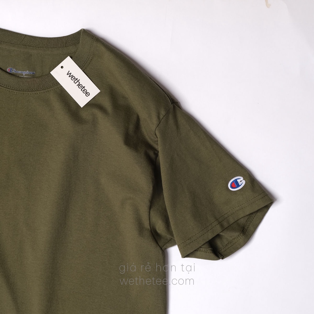 Áo Champion Tagless Basic, Fresh Olive