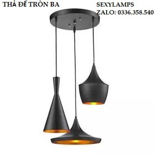 ĐÈN TRANG TRÍ, COMBO 3 ĐÈN THẢ CHAO CHÂU ÂU (GIÁ ĐÃ BAO GỒM BÓNG LED THỦY TINH TRANG TRÍ)