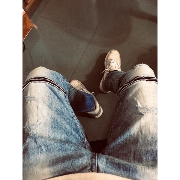 Quần bò nam LVA004 khoá gối - Quần jean nam - Quần bò ống côn - Bee Shop | BigBuy360 - bigbuy360.vn