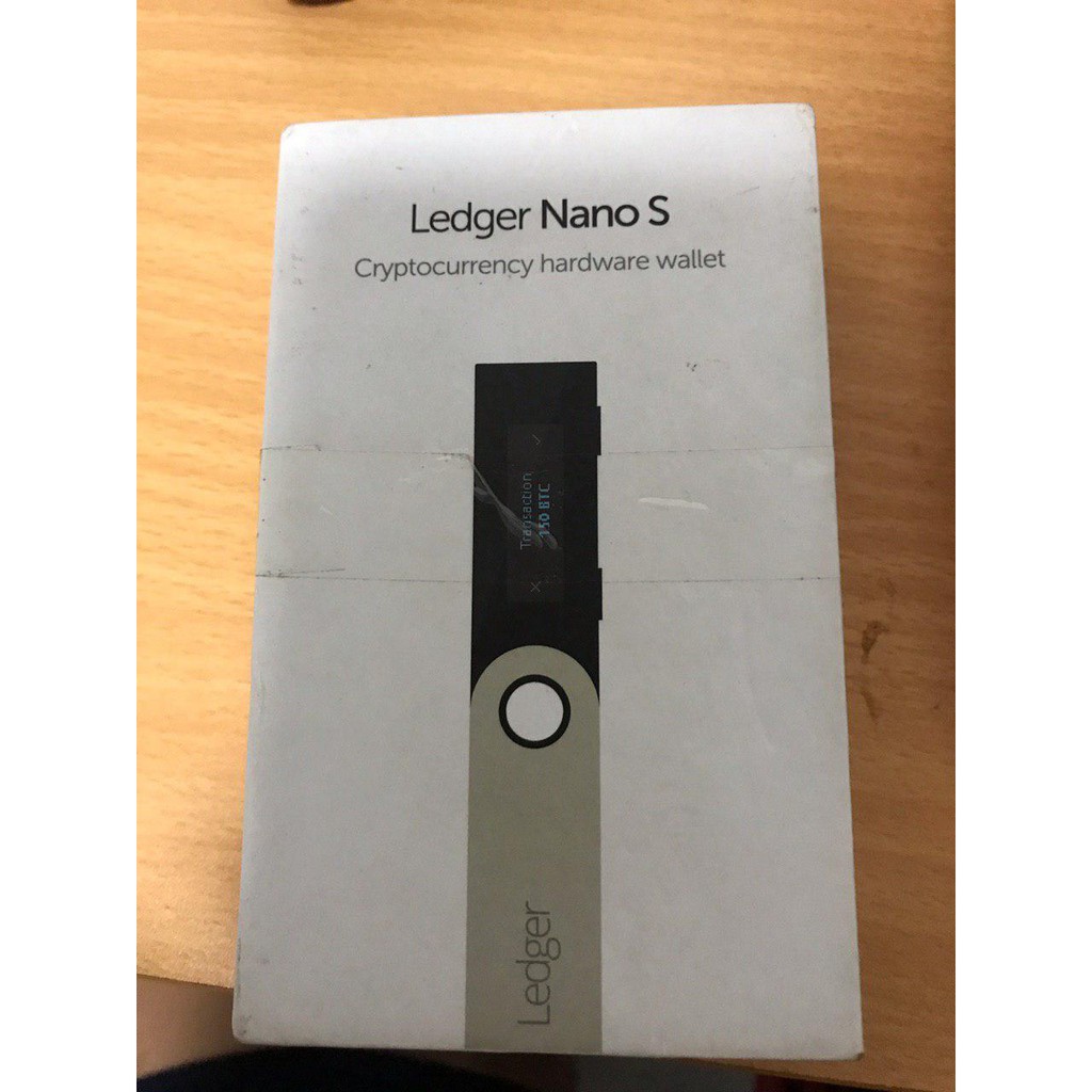 Ví cứng ( ví lạnh ) tiền mã hóa Ledger Nano S, hàng nhập khẩu Pháp