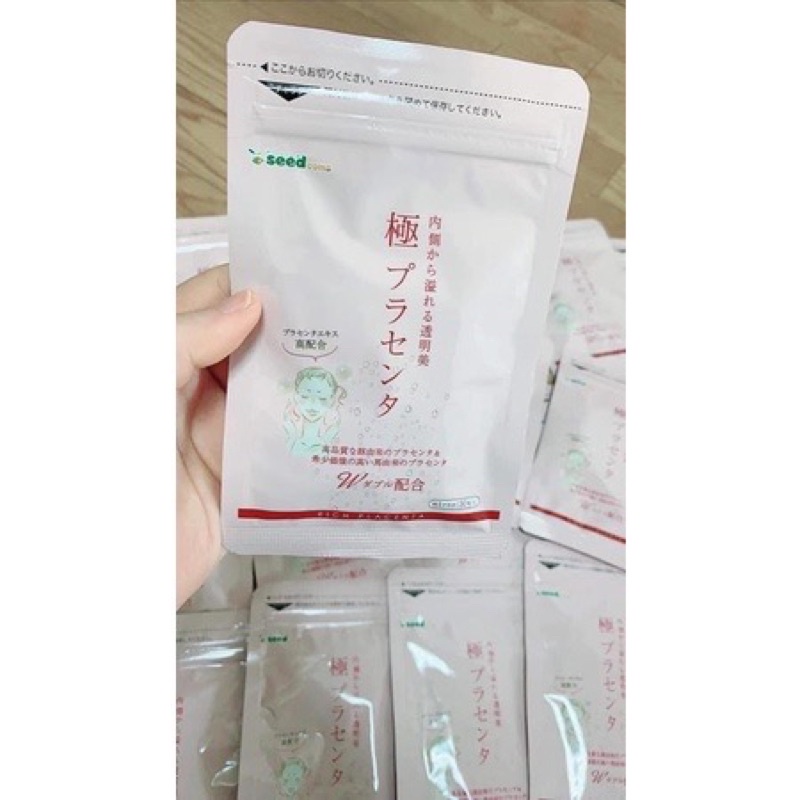 Viên collagen placenta Seedcoms Nhật
