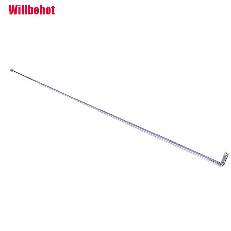 [Willbehot] 7 Sections Telescopic Antenna Aerial Radio Tv Replacement  Instrument-Specific [Hot]