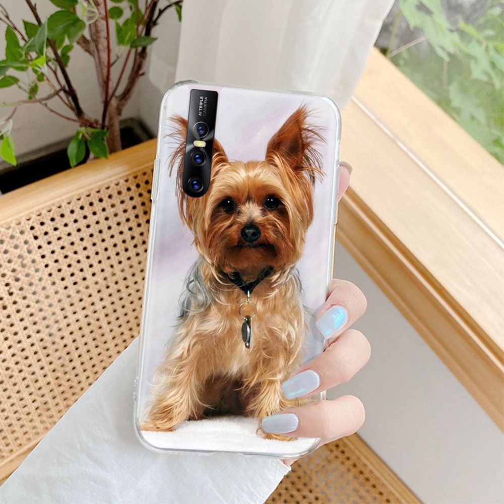 Ốp Điện Thoại Dẻo Trong Suốt Họa Tiết Chú Chó Terrier Dễ Thương Cho Motorola Moto E6 E5 E4 Play E7 Plus E6S 2020 Vm30