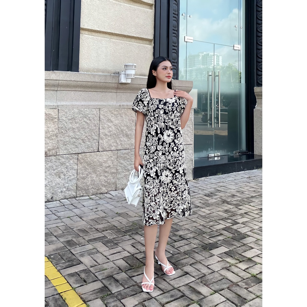 OLV - Đầm Josie Puff Sleeves Dress