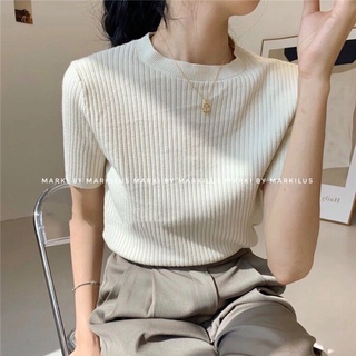 Áo len nữ cộc tay basic 7 màu