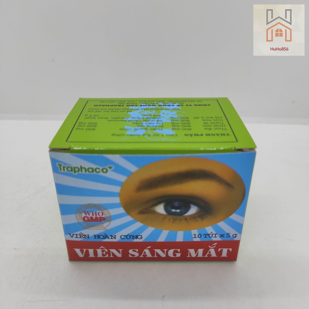 Viên Sáng Mắt Traphaco 10 túi x 5g viên hoàn cứng